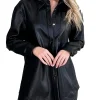 womens-black-shirt-faux-leather-jacket
