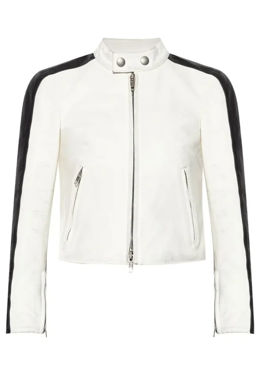 womens-black-stripe-white-faux-leather-jacket