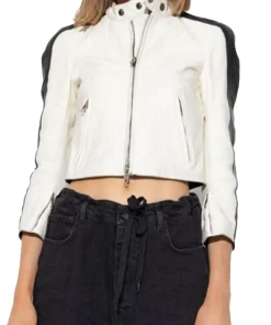 womens-black-stripe-white-faux-leather-jacket