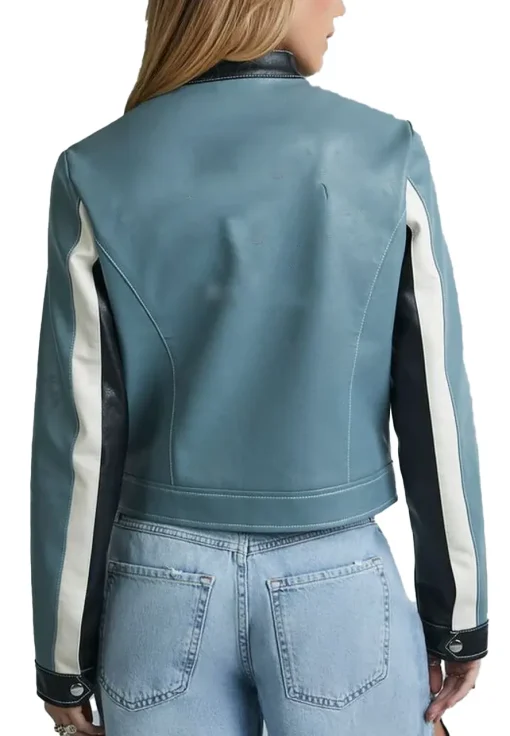 womens-blue-faux-leather-racing-moto-jacket