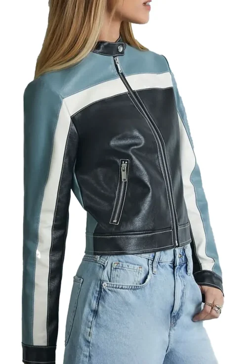 womens-blue-faux-leather-racing-moto-jacket