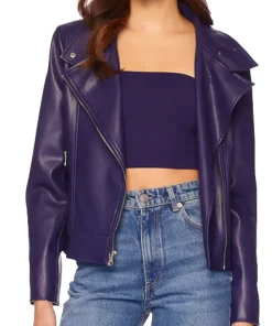 womens-dark-blue-faux-leather-moto-jacket