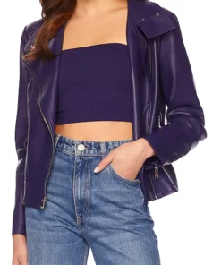 womens-dark-blue-faux-leather-moto-jacket