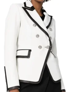 womens-faux-leather-two-tone-blazer