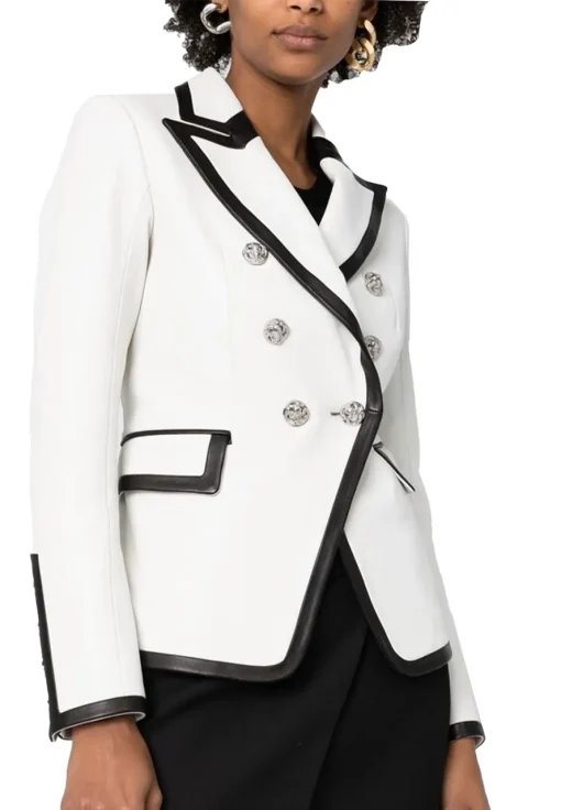 womens-faux-leather-two-tone-blazer