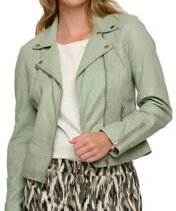 womens-moss-green-faux-leather-biker-jacket