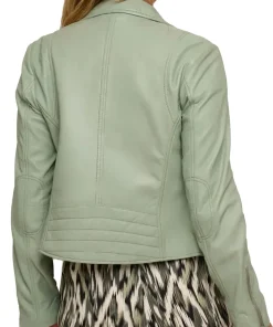 womens-moss-green-faux-leather-biker-jacket