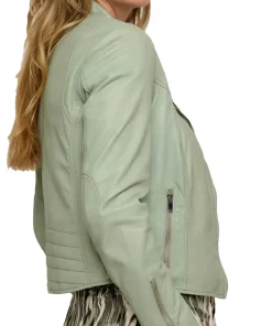 womens-moss-green-faux-leather-biker-jacket