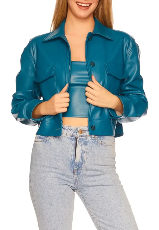 womens-petrol-faux-leather-crop-cargo-jacket