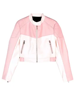 womens-pink-and-white-faux-leather-jacket