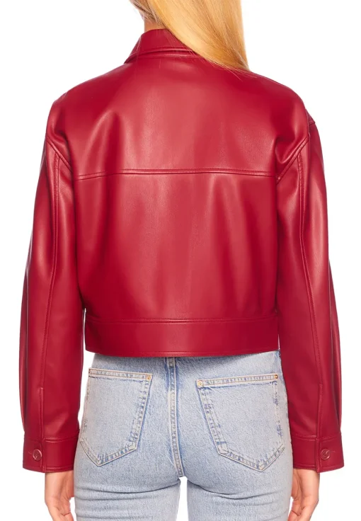 womens-red-faux-leather-crop-cargo-jacket