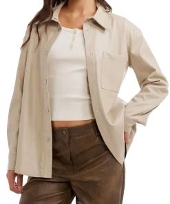 womens-sand-faux-leather-shirt-jacket
