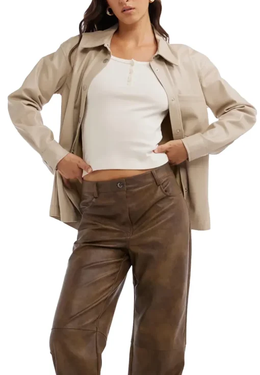 womens-sand-faux-leather-shirt-jacket