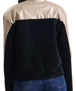womens-striped-gold-faux-leather-racer-jacket