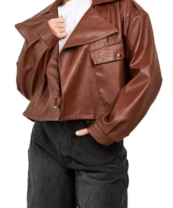 womens-textured-brown-faux-leather-biker-jacket