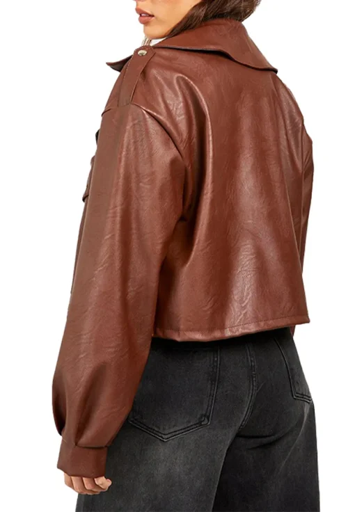 womens-textured-brown-faux-leather-biker-jacket