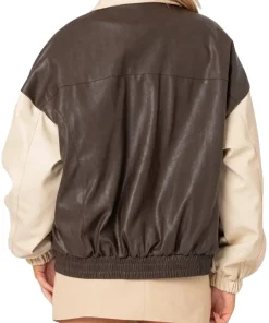 womens-two-tone-faux-leather-bomber-jacket