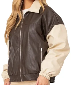 womens-two-tone-faux-leather-bomber-jacket