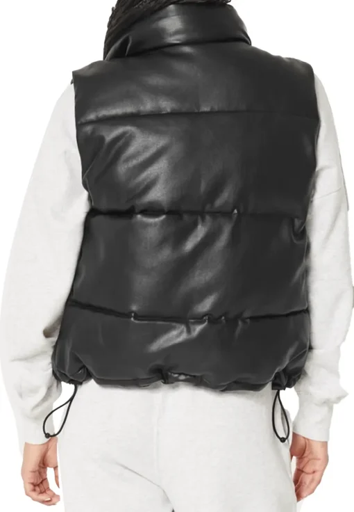 womens-ultimate-black-faux-leather-puffer-vest