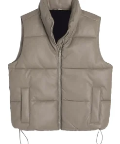 womens-ultimate-taupe-faux-leather-puffer-vest