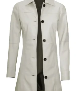 womens-white-faux-leather-trench-coat