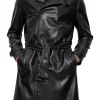 mens-black-faux-leather-mid-length-coat