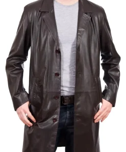 mens-classic-brown-faux-leather-coat