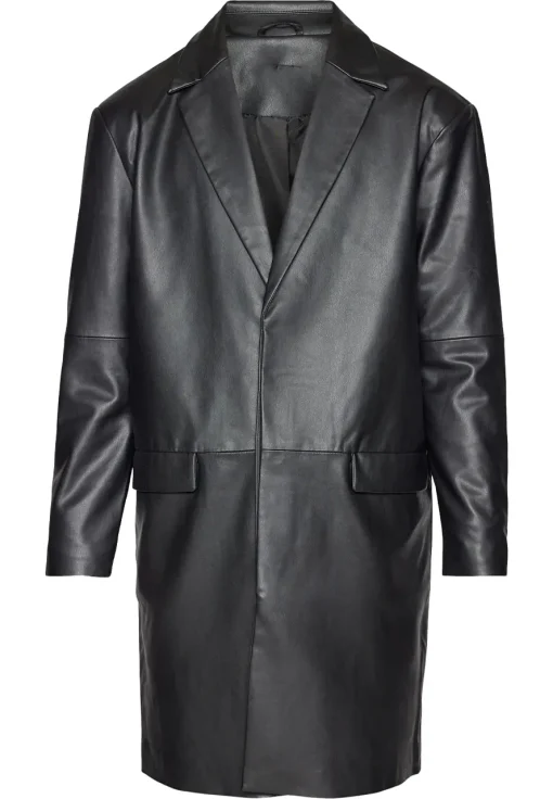 mens-single-breasted-black-vegan-leather-coat