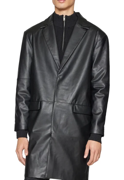 mens-single-breasted-black-vegan-leather-coat