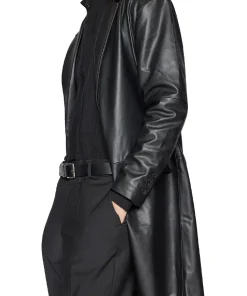 Men's Single-Breasted Black Vegan Leather Coat 8 mens-single-breasted-black-vegan-leather-coat
