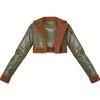 khaki-faux-leather-jacket