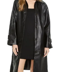 womens-belted-black-vegan-leather-trench-coat
