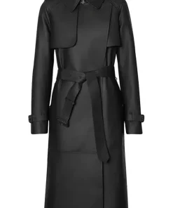 black-faux-leather-long-coat