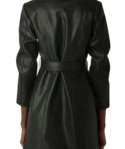 womens-black-faux-leather-biker-coat