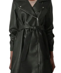 womens-black-faux-leather-biker-coat