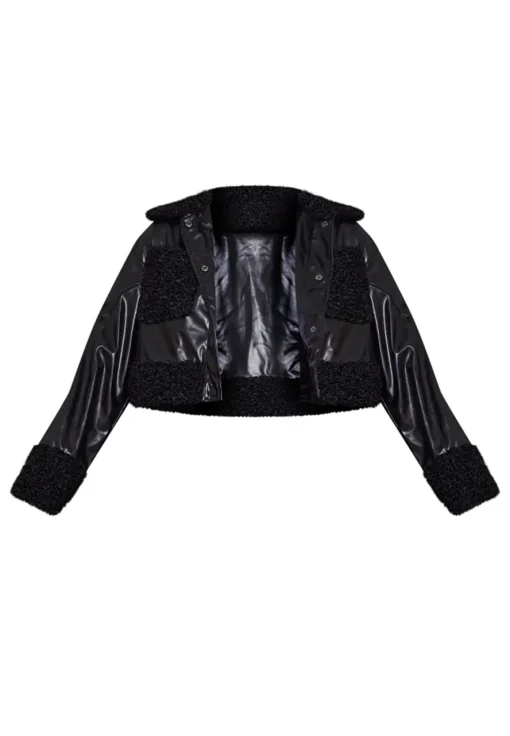 womens-black-faux-leather-cropped-jacket