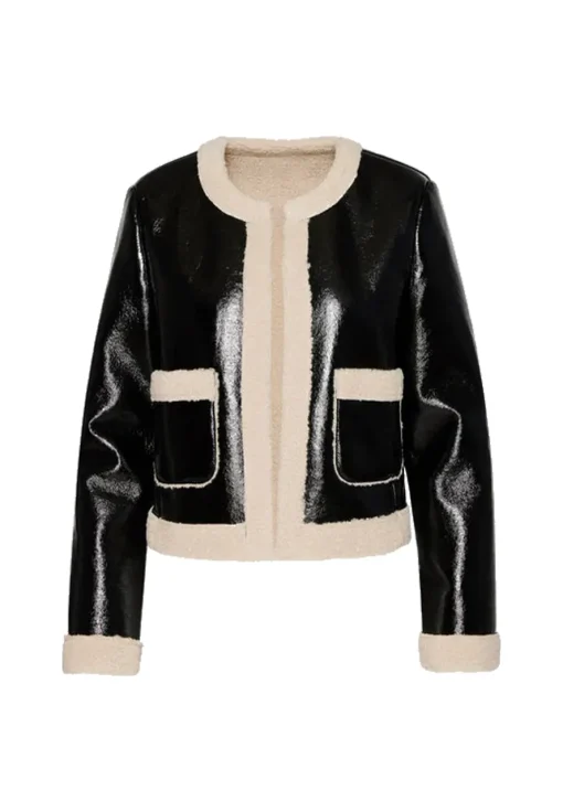 womens-black-faux-leather-open-sherpa-jacket