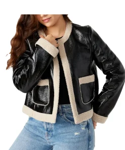 womens-black-faux-leather-open-sherpa-jacket