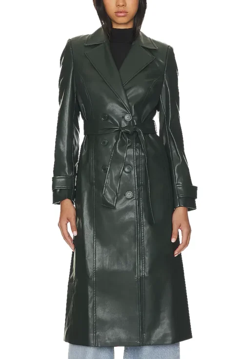 womens-evergreen-faux-leather-trench-coat