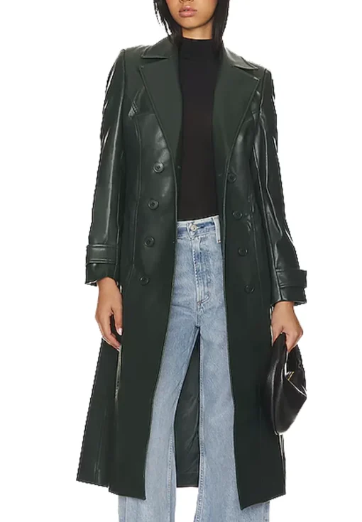 womens-evergreen-faux-leather-trench-coat