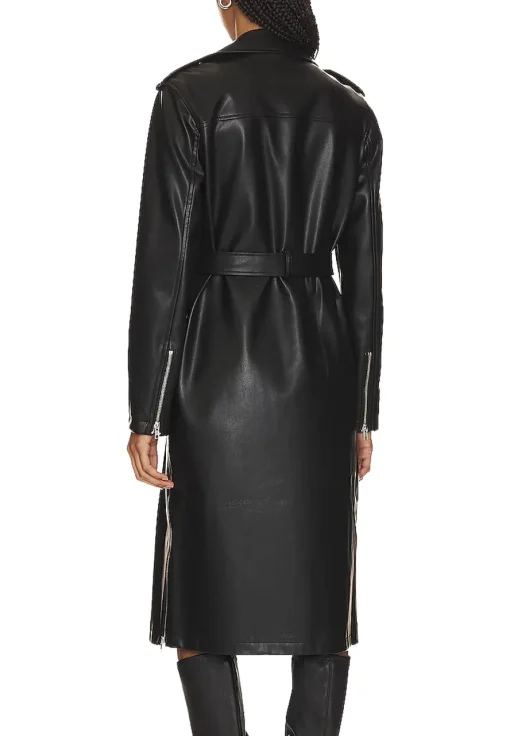 womens-faux-leather-black-coat