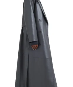 womens-faux-leather-grey-trench-coat