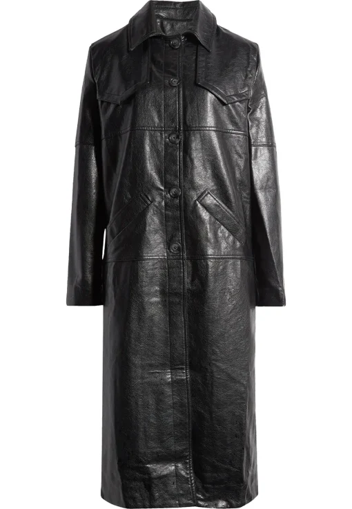 womens-faux-leather-trench-black-coat