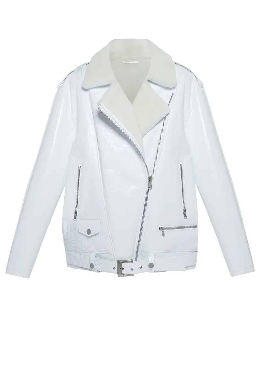 Women's Shearling White Faux Leather Jacket 1 womens-shearling-white-faux-leather-jacket