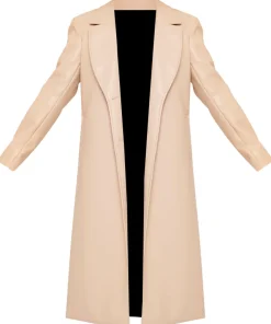 womens-stone-faux-leather-longline-coat