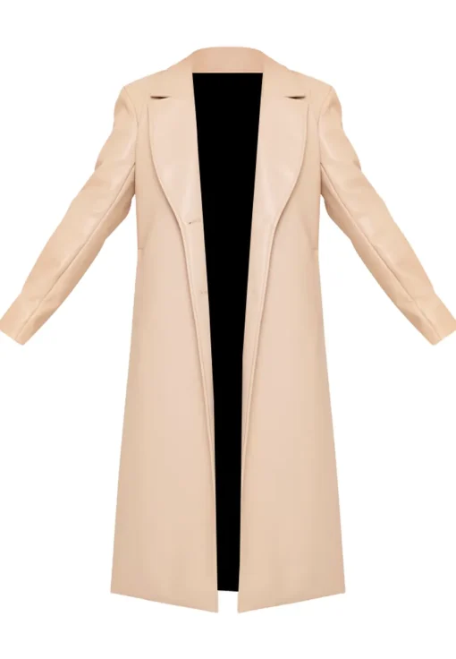 womens-stone-faux-leather-longline-coat