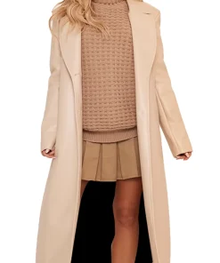 womens-stone-faux-leather-longline-coat