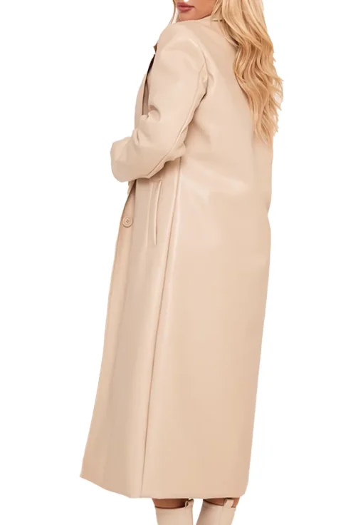 womens-stone-faux-leather-longline-coat