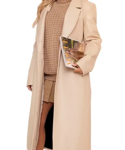 womens-stone-faux-leather-longline-coat