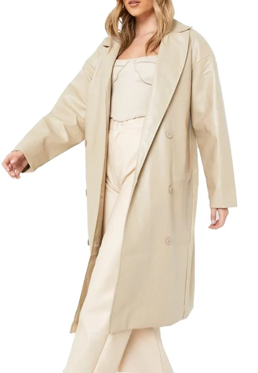 womens-stone-faux-leather-trench-coat
